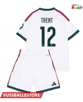 Günstige Real Madrid Alexander-Arnold #12 Heimtrikotsatz Kinder 2026-27 Kurzarm (+ Kurze Hosen)